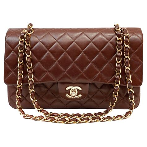 chanel brown flap bag|chanel flap bag price.